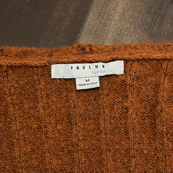 Burnt Orange Cardigan - Picture 6 of 6